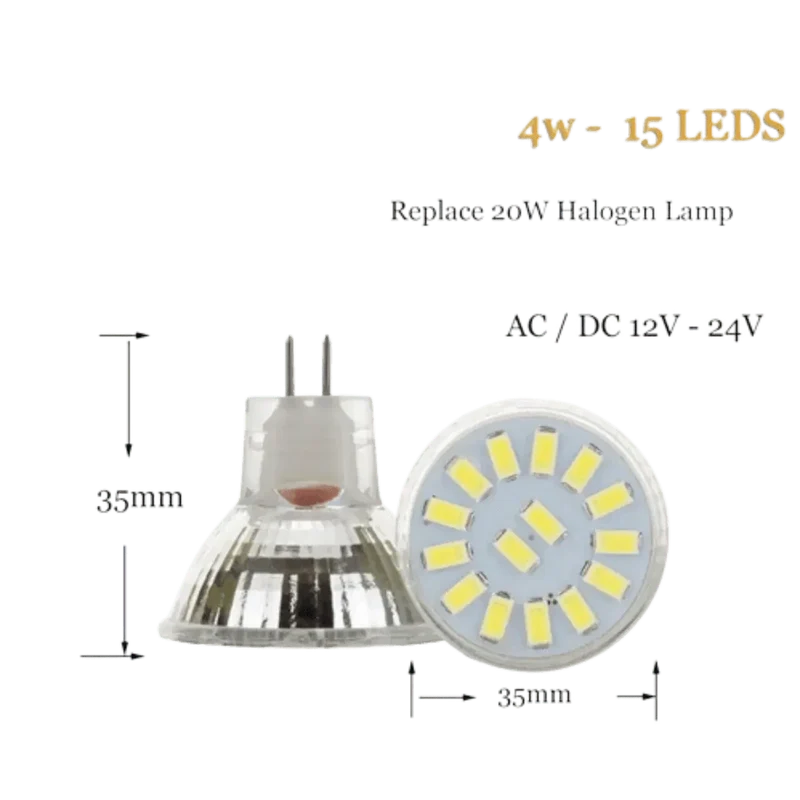 Ampoule LED MR11 12V AC/DC 4W