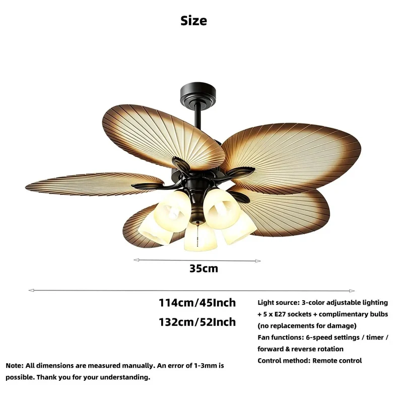 Sleek Glass Ceiling Fan With Bright Integrated Light, 45 To 52 Inch Smooth Adjustable Airflow For Chill Vibes, Tough As Nails Scratch Resistant Shade That Wipes Down No Sweat And Looks Straight Fire In Any Room