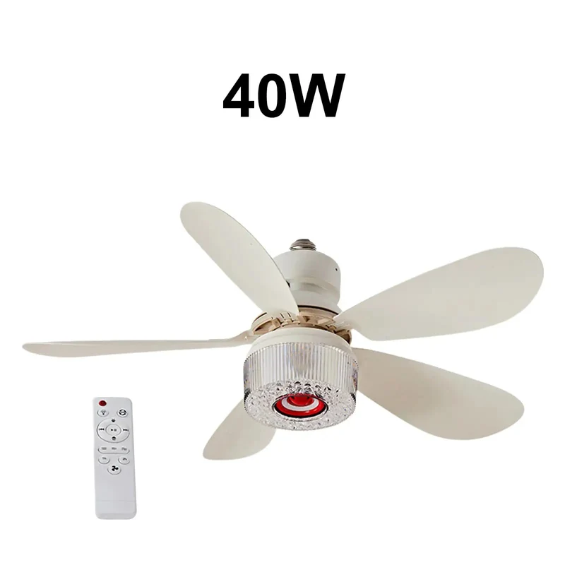 3 In 1 LED Smart Ceiling Fan Light With 40W White Finish Built In Bluetooth Speaker Remote And RGB Music Sync For Kickback Vibes And Smooth Airflow Indoors