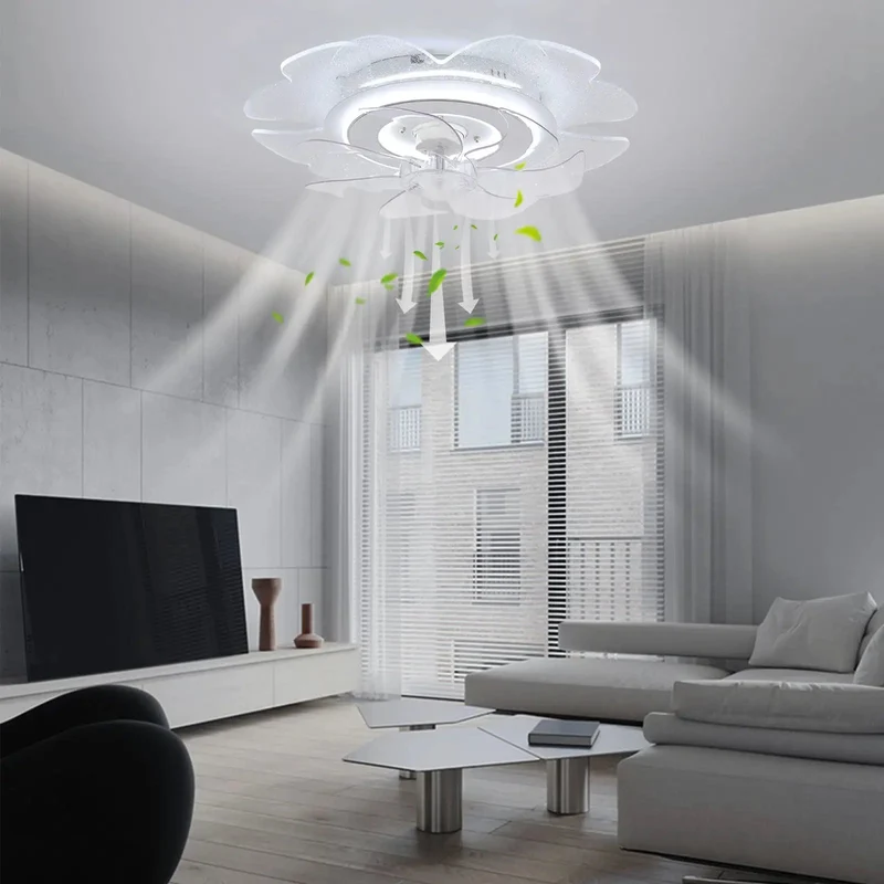 Flush Mount Ceiling Fan With Integrated Led Light And Smart App Control For Relaxed Rooms Featuring Super Smooth Whisper Quiet Drafts Plus Zero Hassle Handheld Remote Adjustments