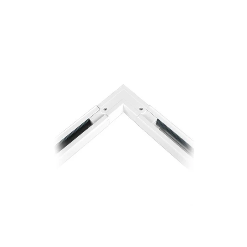 Connecteur LED d'Angle 90° pour Rail Triphasé BLANC