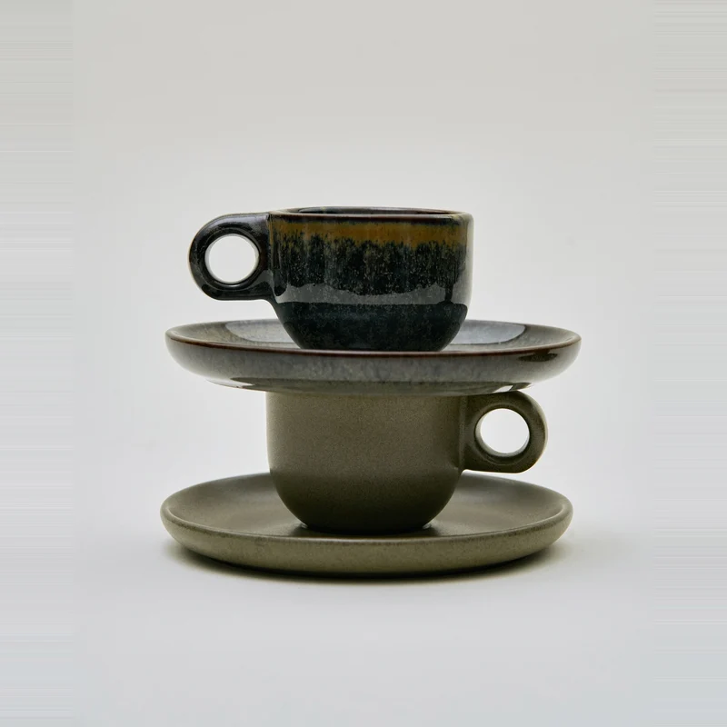 Serax Surface Cappuccino Cup with Saucer