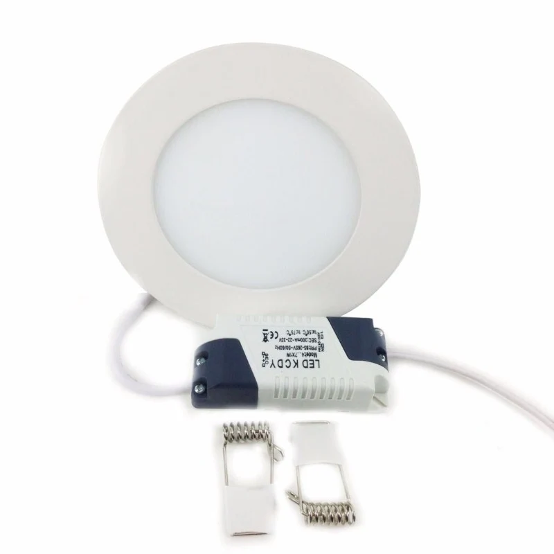 Spot LED Extra Plat Rond BLANC 12W