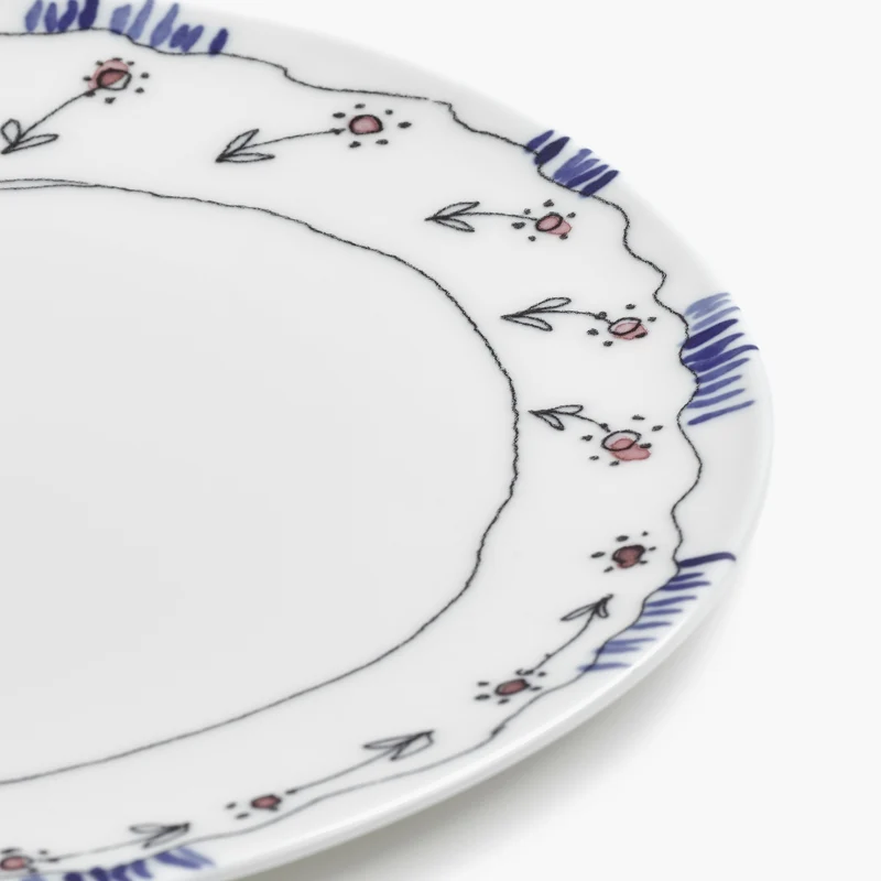 Serax Midnight Flowers Starter Plate