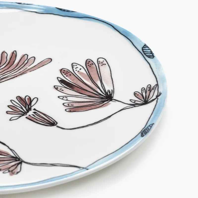 Serax Midnight Flowers Starter Plate