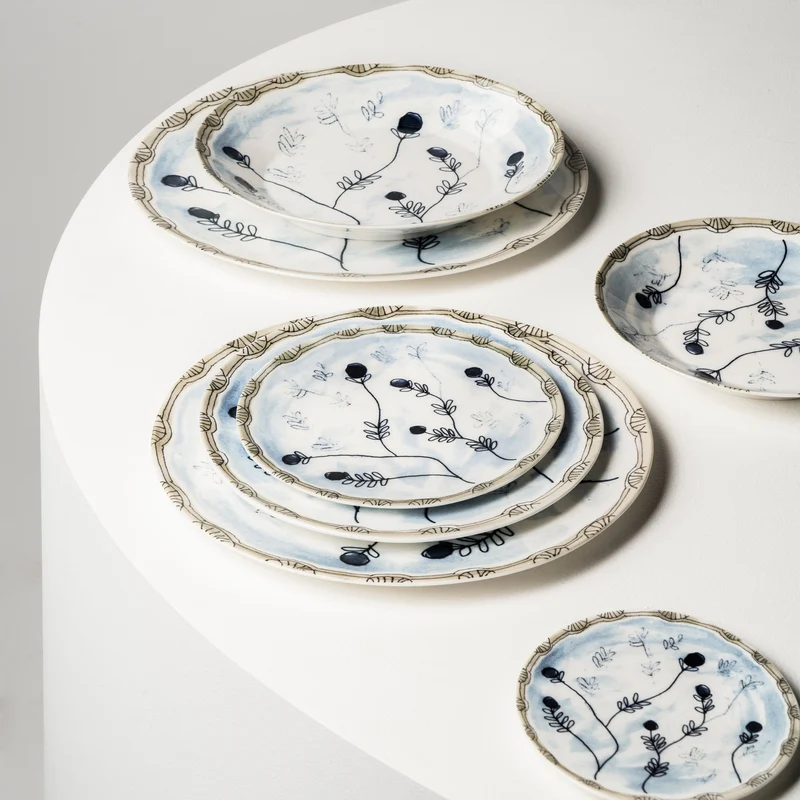 Serax Midnight Flowers Starter Plate