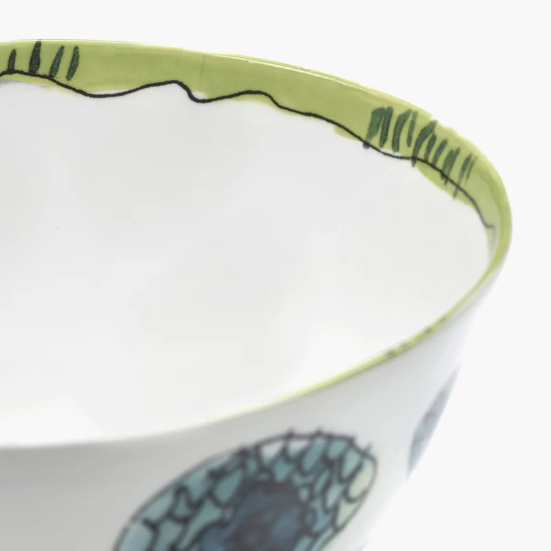 Serax Midnight Flowers Serving Bowl