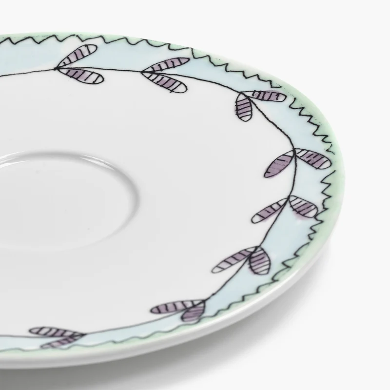 Serax Midnight Flowers Saucer Tea Cup