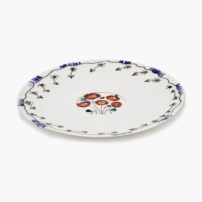 Serax Midnight Flowers Saucer Tea Cup