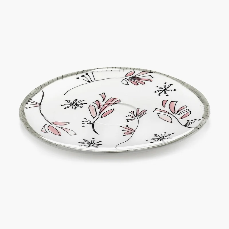 Serax Midnight Flowers Saucer Soup Bowl