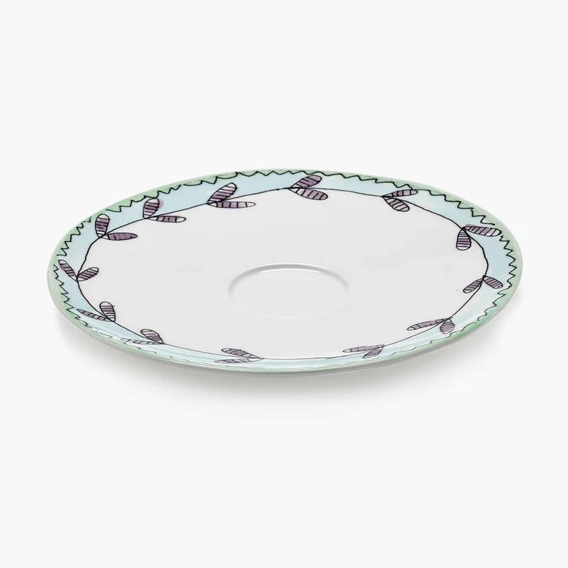 Serax Midnight Flowers Saucer Soup Bowl