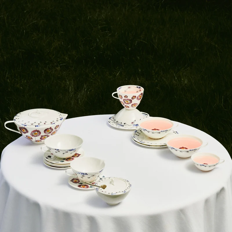 Serax Midnight Flowers Saucer Coffee Cup High