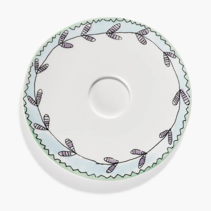 Serax Midnight Flowers Saucer Coffee Cup High