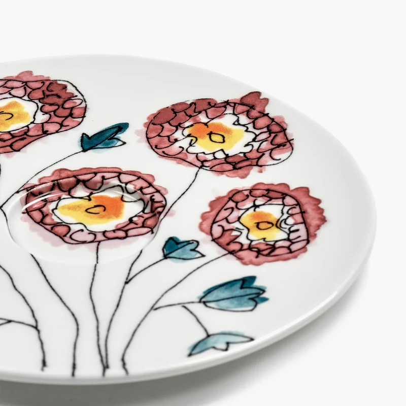 Serax Midnight Flowers Saucer Cappuccino Cup