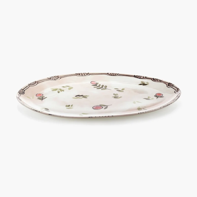 Serax Midnight Flowers Oval Plate °2