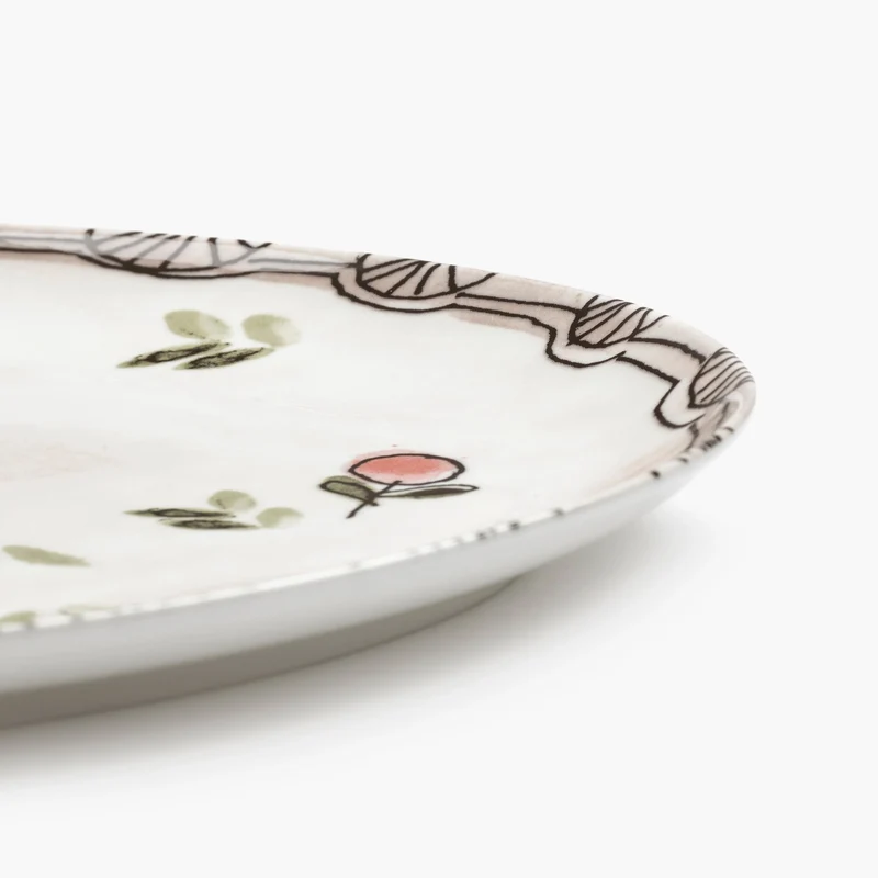 Serax Midnight Flowers Oval Plate °2