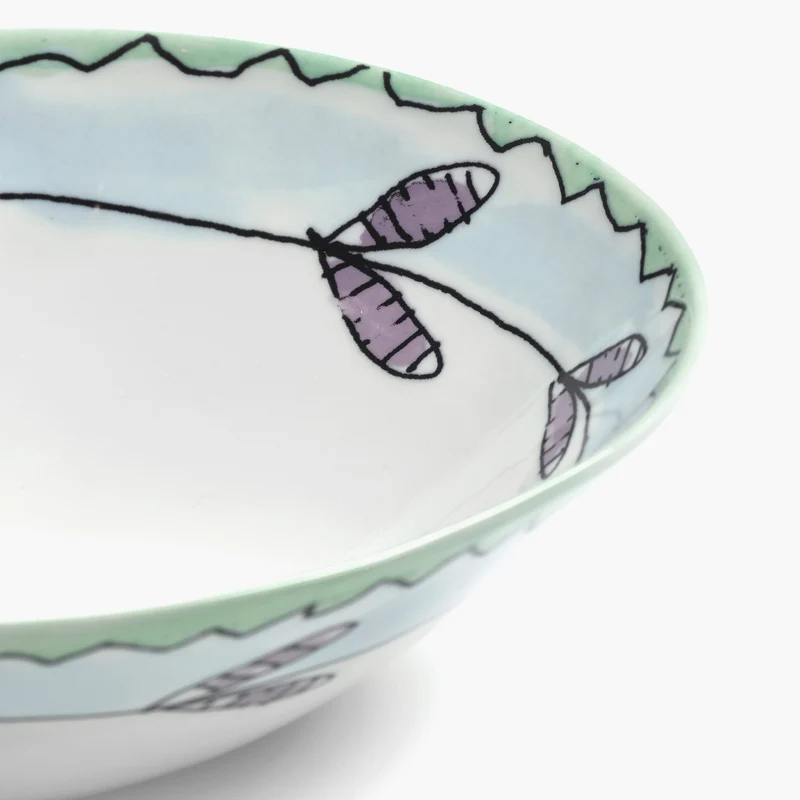 Serax Midnight Flowers Low Bowl