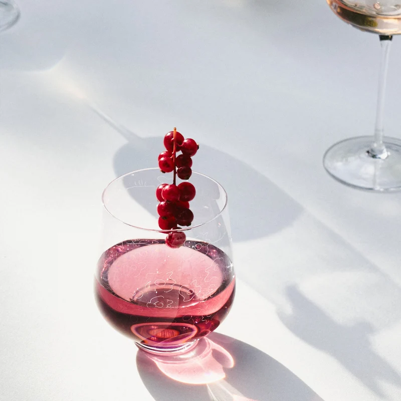 Serax Midnight Flowers Glass