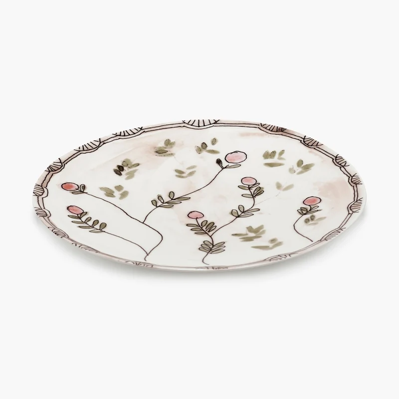 Serax Midnight Flowers Dinner Plate