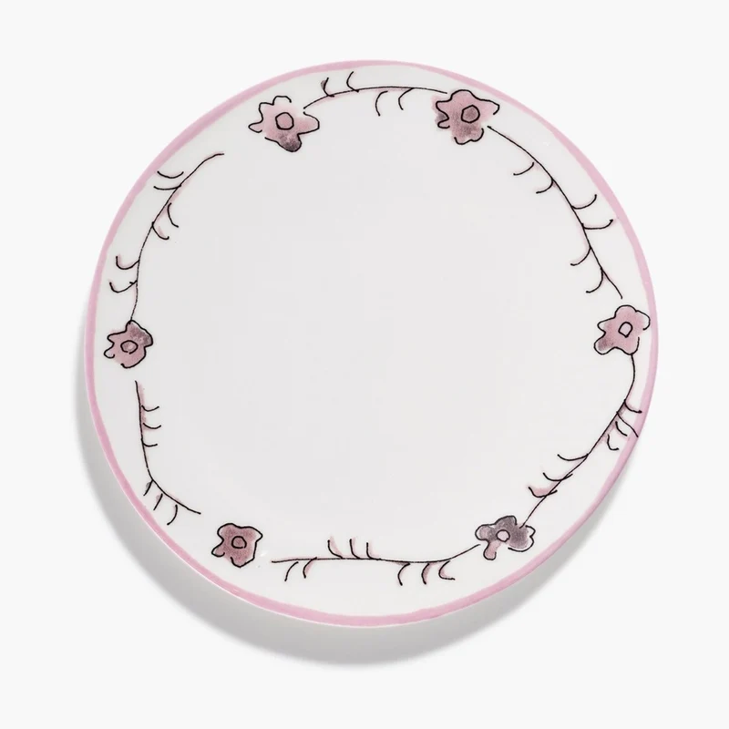 Serax Midnight Flowers Dessert Plate