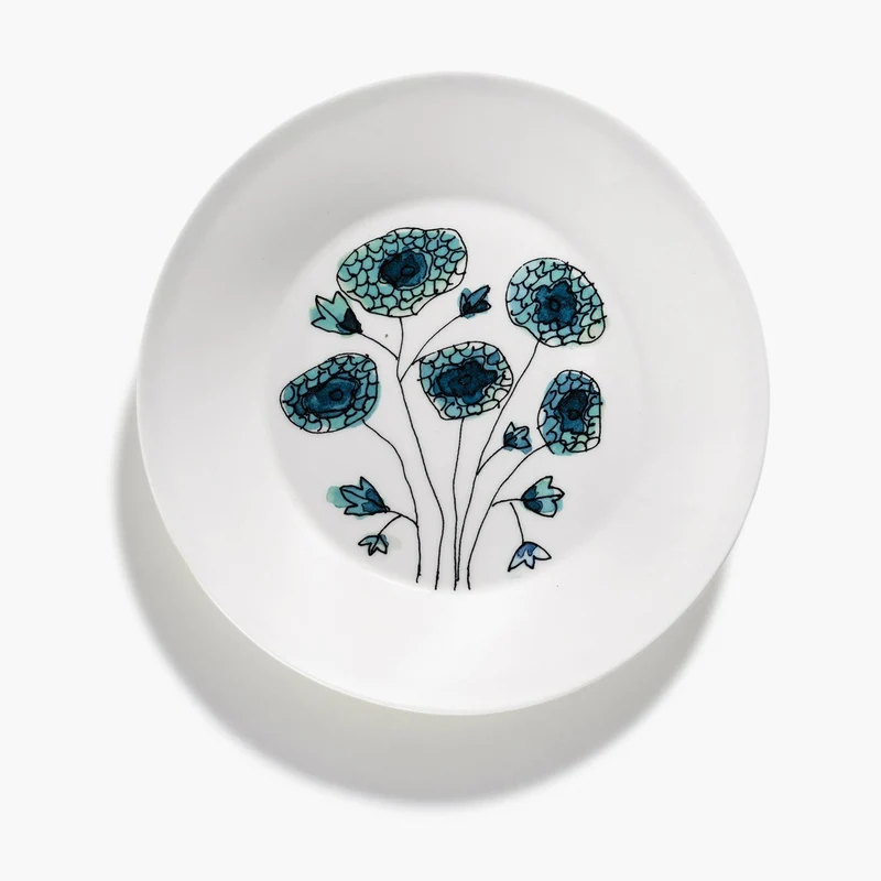 Serax Midnight Flowers Deep Plate