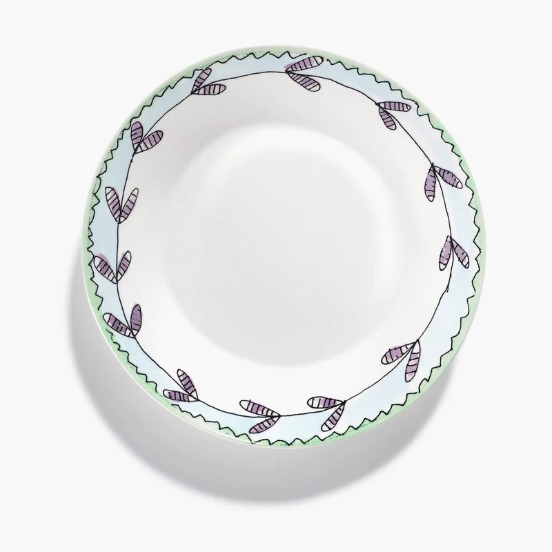 Serax Midnight Flowers Deep Plate