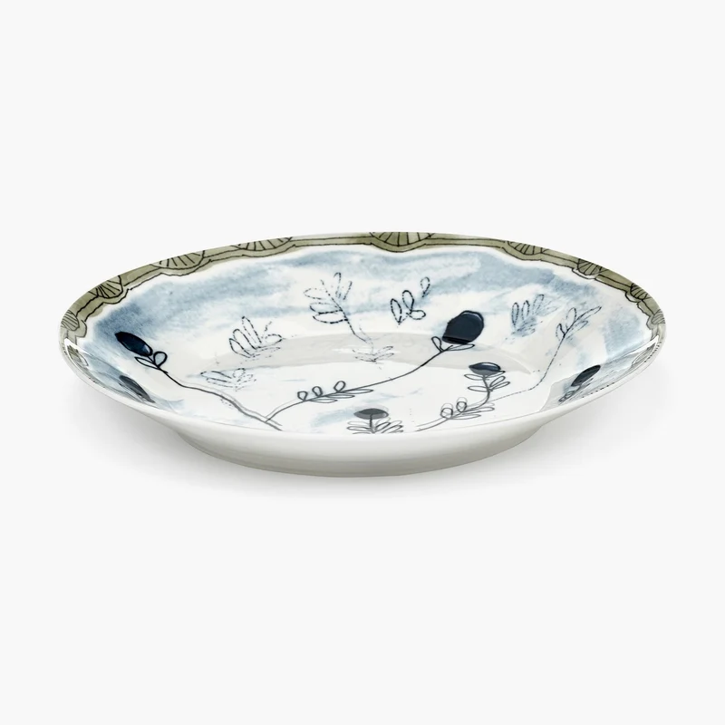 Serax Midnight Flowers Deep Plate