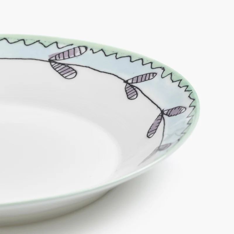 Serax Midnight Flowers Deep Plate