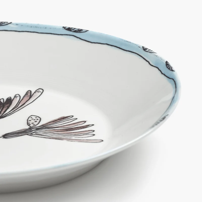 Serax Midnight Flowers Deep Plate