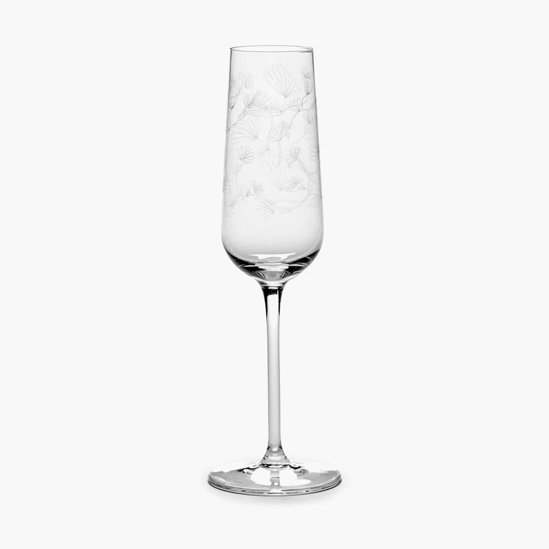 Serax Midnight Flowers Champagne Flute