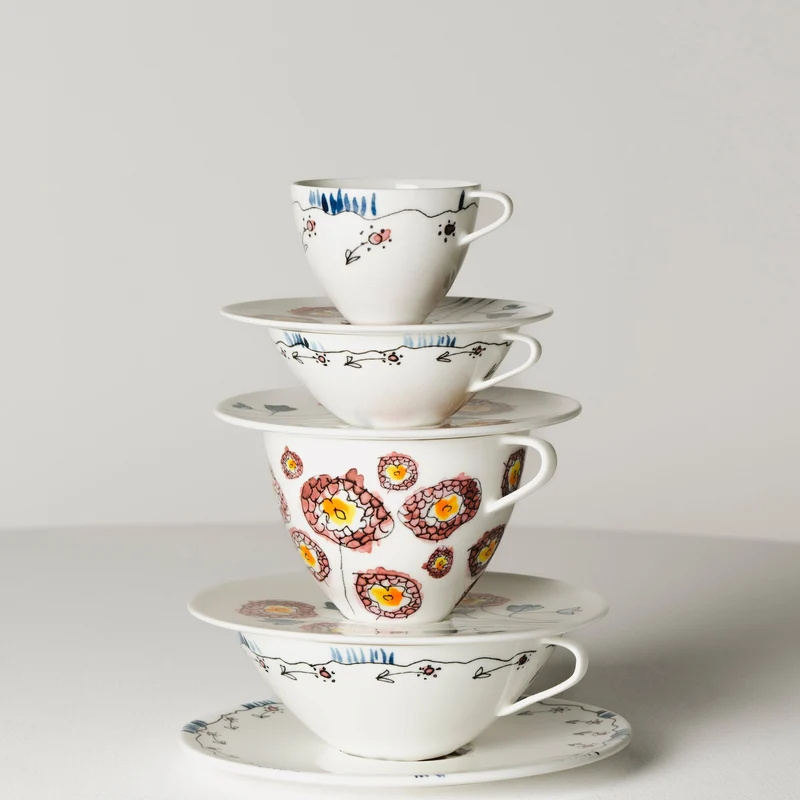 Serax Midnight Flowers Cappuccino Cup