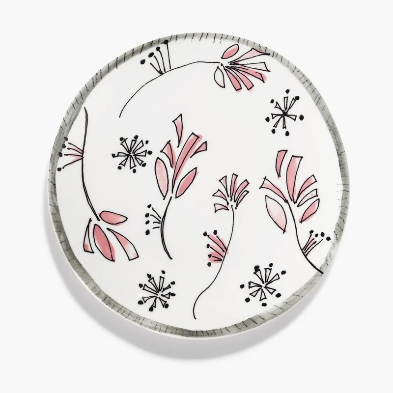 Serax Midnight Flowers Breakfast Plate