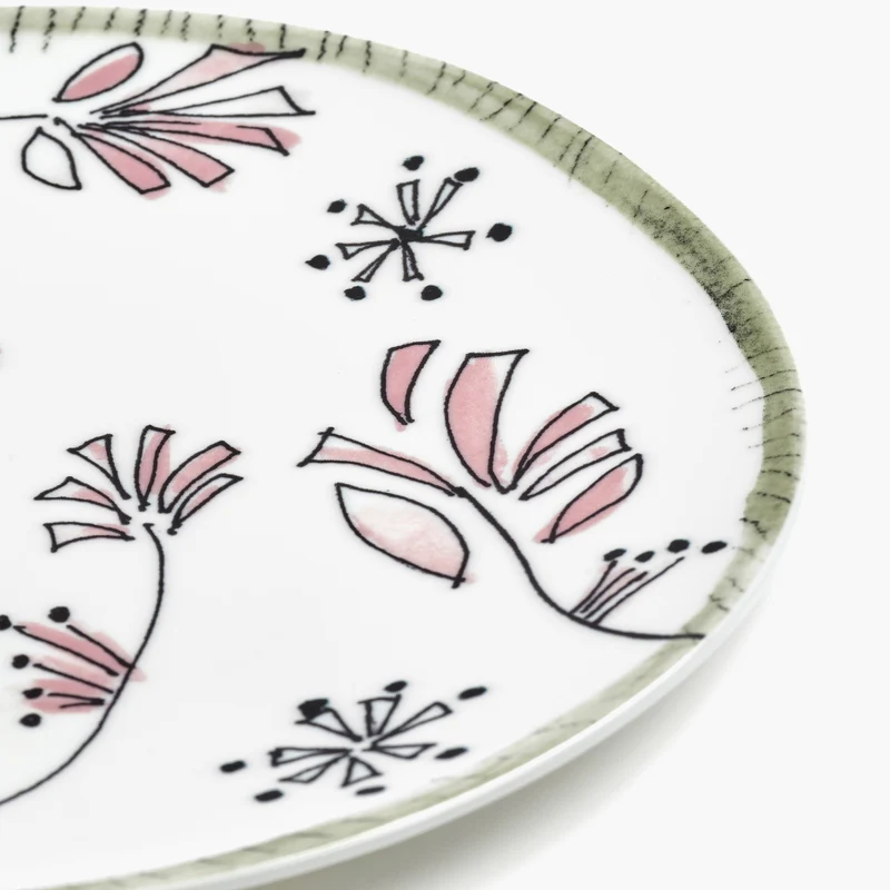 Serax Midnight Flowers Breakfast Plate