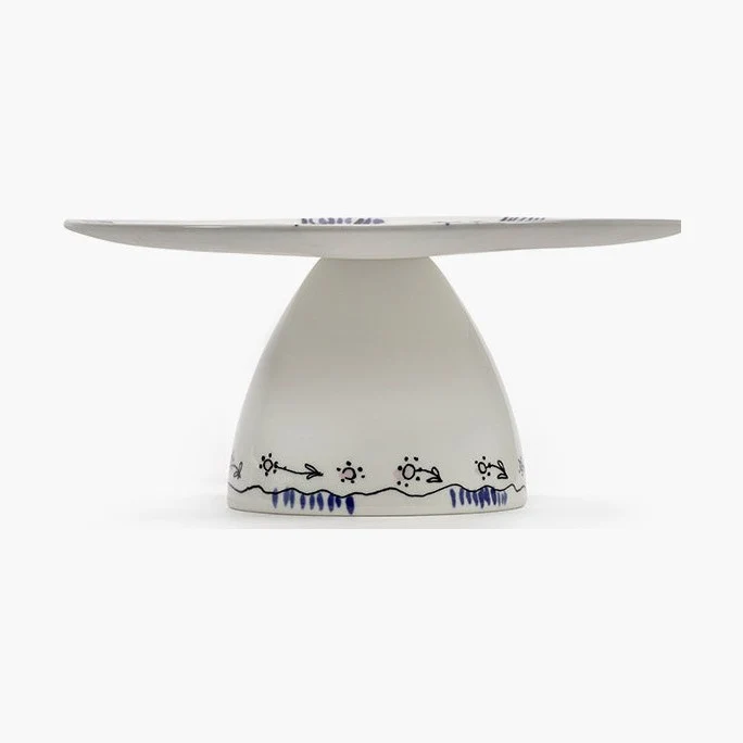 Serax Midnight Flowers Cake Stand