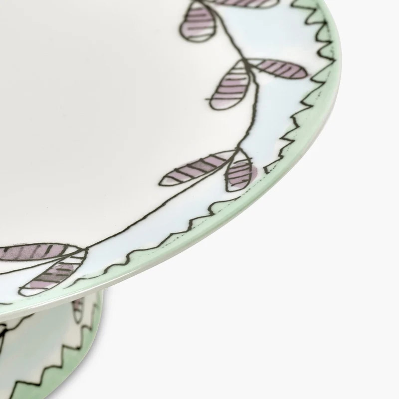 Serax Midnight Flowers Cake Stand