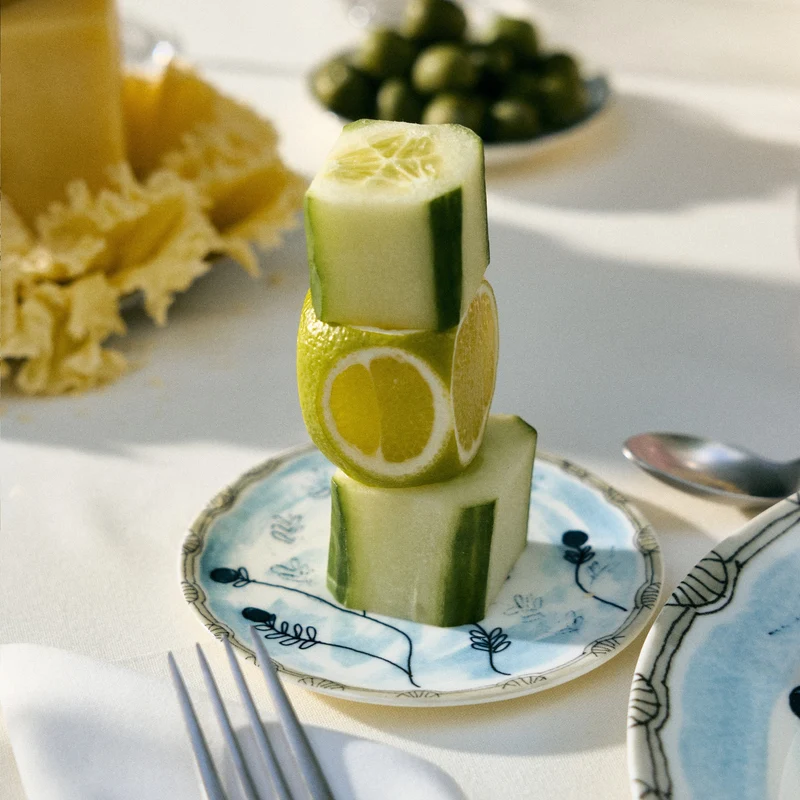 Serax Midnight Flowers Bread Plate