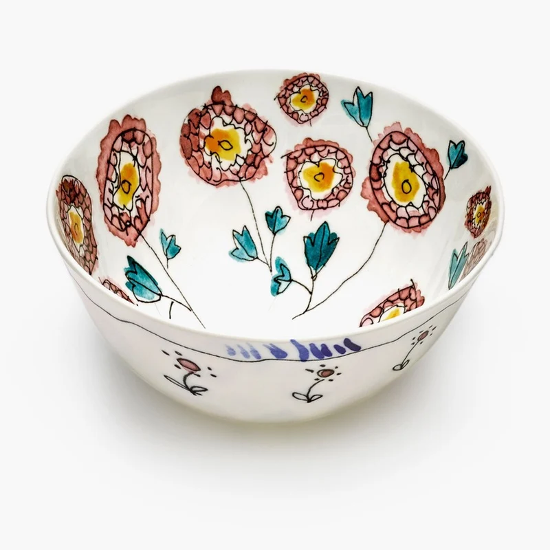 Serax Midnight Flowers Bowl