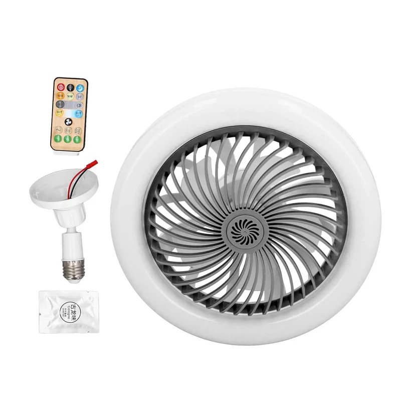 Slick Compact Mini Ceiling Fan With Led Remote Control And Bright Three Speed Indoor Cooling Setup Featuring No Sweat Quick Install And Total Chill Vibes For Your Home