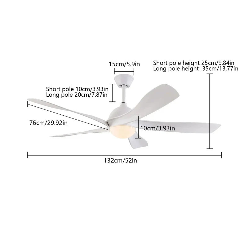 All Season Iron Frame Ceiling Fan With Led Light And Slick Handheld Controller Offering Six Smooth Speed Settings And Bright 2200 Lumen Output Perfect For Adding A Chill Vibe To Your Bedroom While Ensuring Top Shelf Durability Year Round