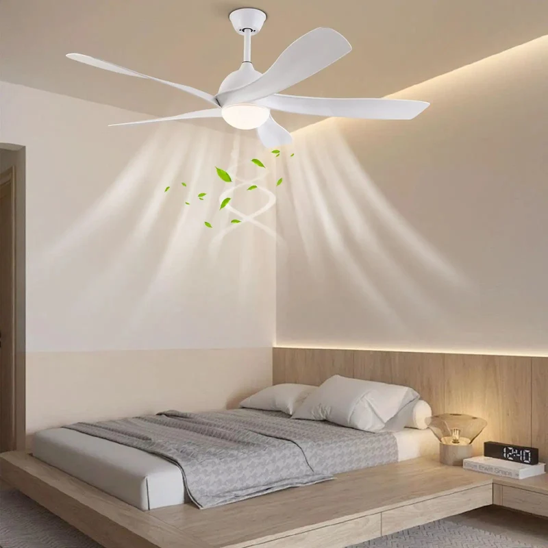 All Season Iron Frame Ceiling Fan With Led Light And Slick Handheld Controller Offering Six Smooth Speed Settings And Bright 2200 Lumen Output Perfect For Adding A Chill Vibe To Your Bedroom While Ensuring Top Shelf Durability Year Round