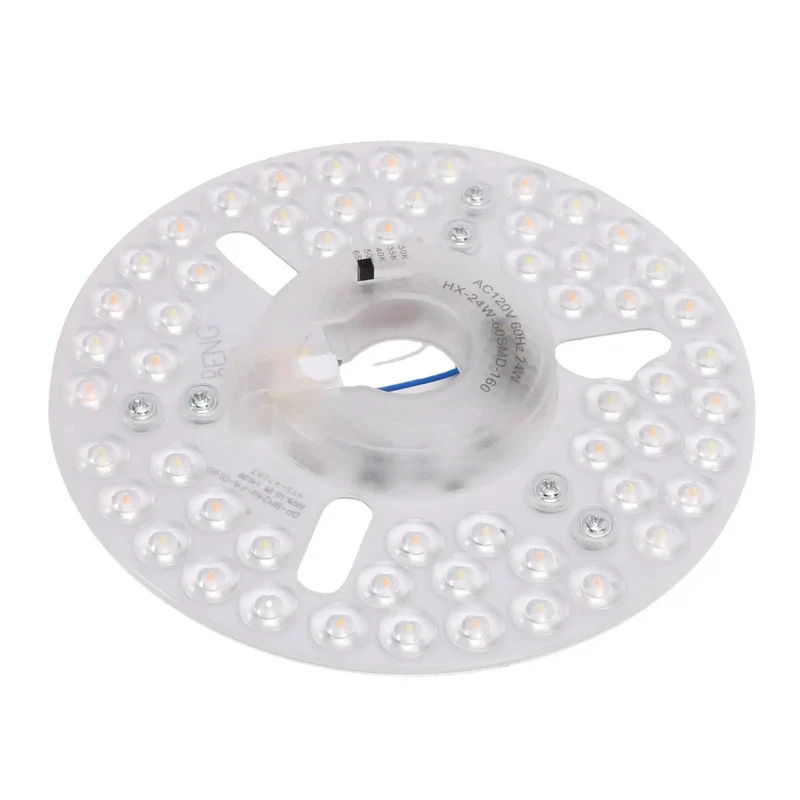 6.3 Inch Slick LED Ceiling Fan Light Retrofit Board With Magnetic Snap On Install And Adjustable 5CCT Warm To Cool White Quick Swap For Hassle Free DIY Fixes