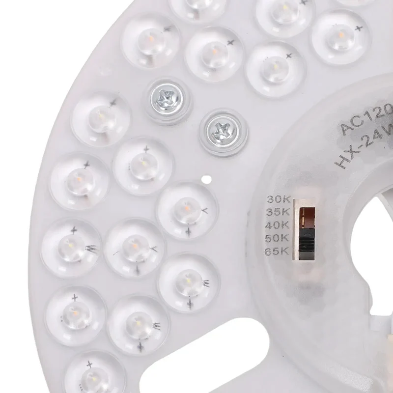 6.3 Inch Slick LED Ceiling Fan Light Retrofit Board With Magnetic Snap On Install And Adjustable 5CCT Warm To Cool White Quick Swap For Hassle Free DIY Fixes