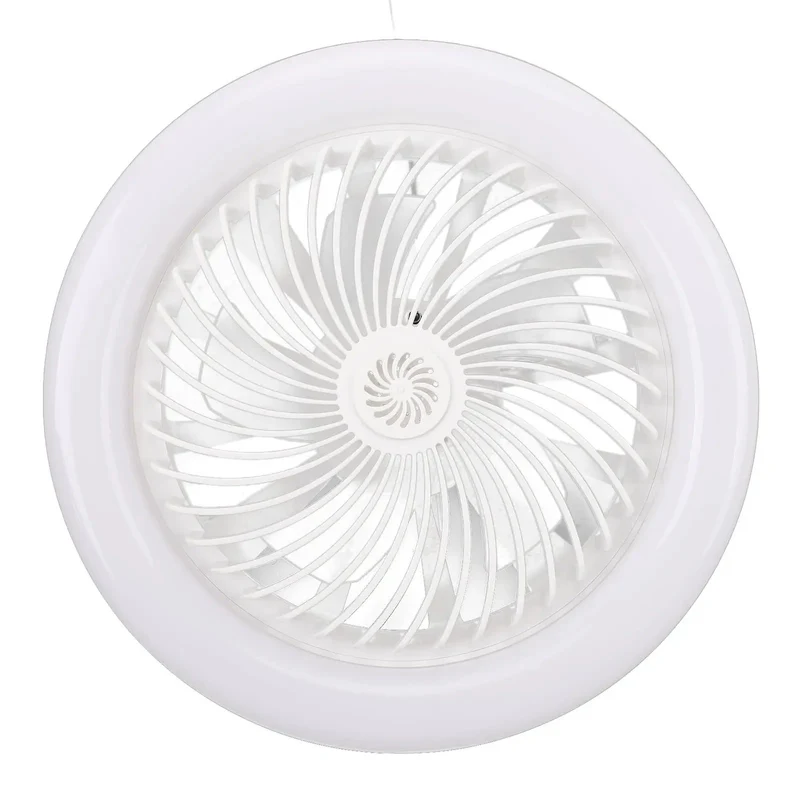 Super Slick Led Ceiling Fan With Remote Control 30W Totally Silent Enclosed Light Reversible Dimmable For Bedroom And Living Room Whisper Smooth Airflow Zero Fuss Home Setup