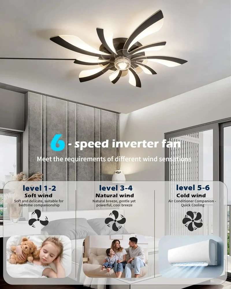 Slick Plug In Ceiling Fan With Integrated Lights And Remote Control Offering Straight Up Easy Hookup Low Profile Build And Three Sleek Finishes For Smooth Airflow And Chill Home Vibes