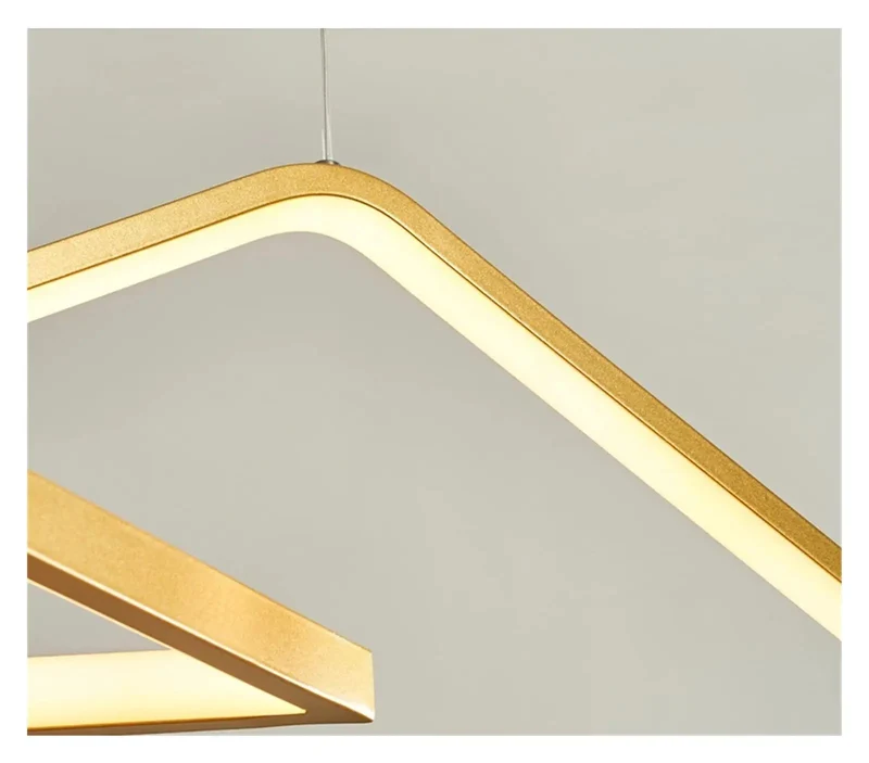 Level Up Your Space With Badass Minimalist Led Pendant Light Dimmable Remote Control Aluminum Build Soft Silicone Strip Non Dazzling Glow Perfect For Dining Table Living Room Office Shop Black White L100Cm
