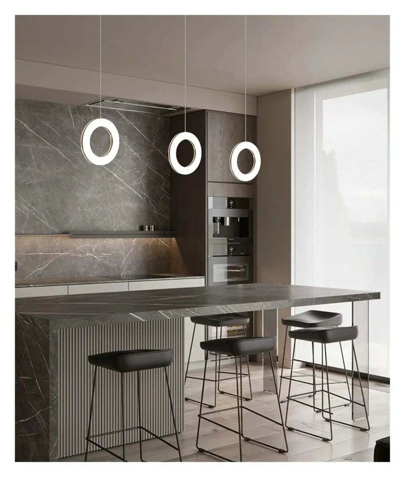 Super Sleek Gold Acrylic Pendant Lights With Dead Simple Stepless Dimming For Modern Dining Room And Kitchen Island Decor Top Notch Warm Vibe Plus Eye Friendly LED Build