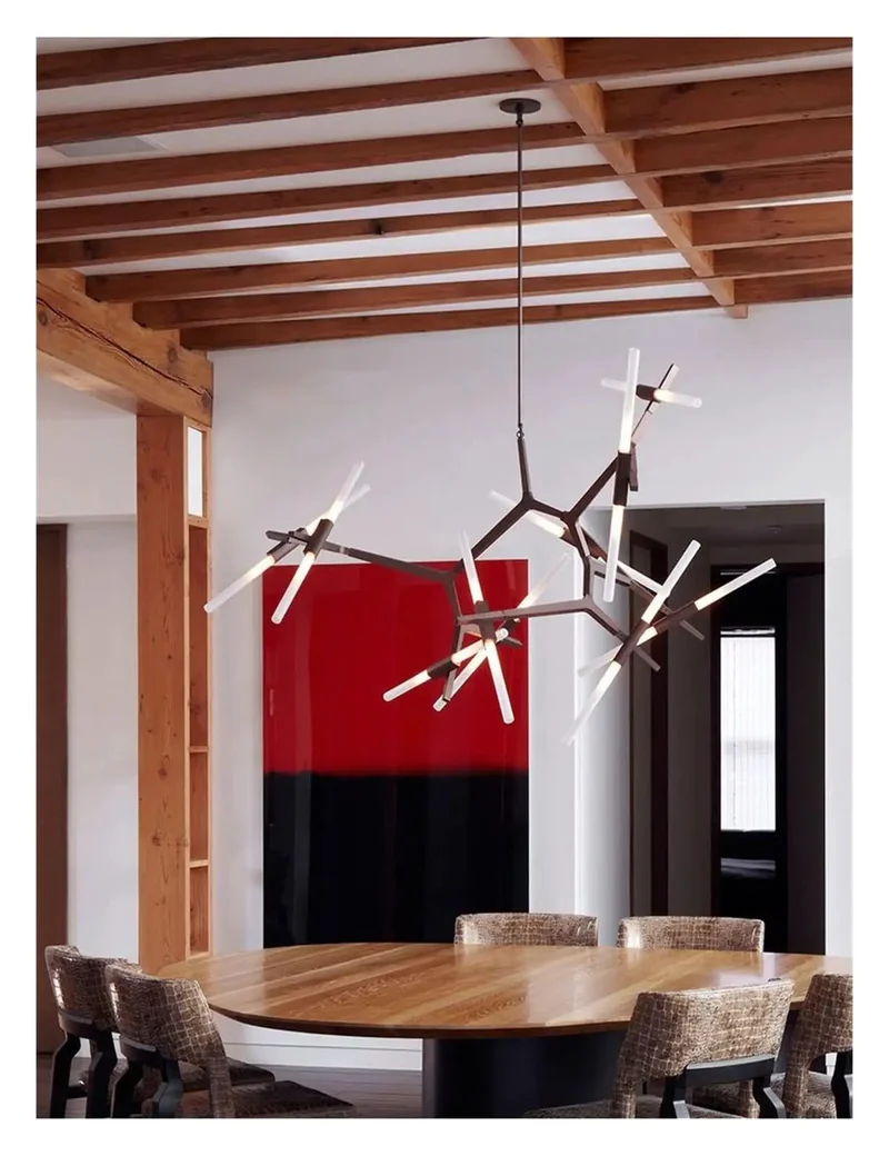 Chic Postmodern Nordic Herringbone Pendant Lighting Set Dimmable G9 Led Hanging Fixtures Super Sleek For Living Room And Dining Area With Warm Ambient Glows That Really Hit Different