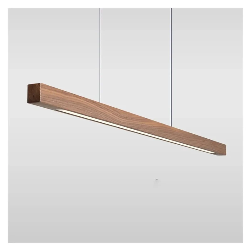 Solid Wooden Led Pendant Light Dimmable Ceiling Lamp Modern Industrial Hanging Fixture For Living Room Dining Area Smooth Neutral Glow Top Shelf Energy Efficient Vibe Setting Home Decor