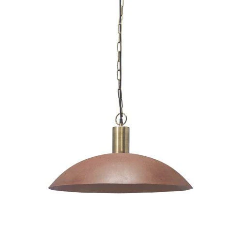 Suspension rustique couleur rouille Cuisine