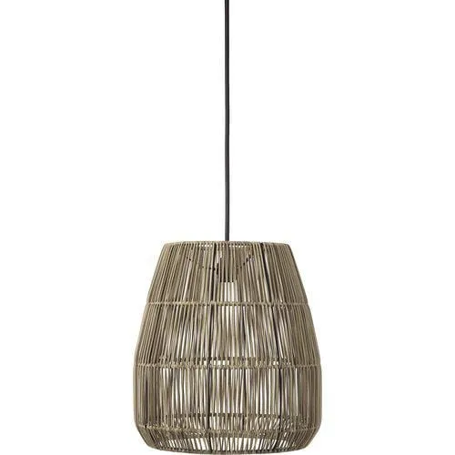 Suspension naturelle imitation rotin pour Salon